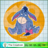 Circle Disney Logo Eeyore SVG, Winnie The Pooh SVG, Disney Cartoon SVG