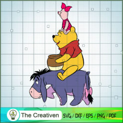 Winnie The Pooh Friends SVG, Winnie The Pooh SVG, Disney Cartoon SVG