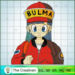 Bulma Childhood SVG, Cartoon SVG, Dragon Ball SVG