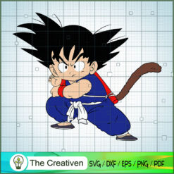 Goku Childhood SVG, Cartoon SVG, Dragon Ball SVG