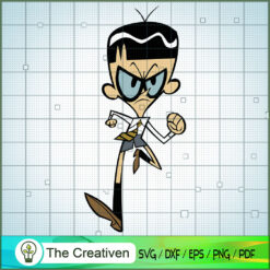 Mandark Run SVG, Cartoon SVG, Dexter's Laboratory SVG