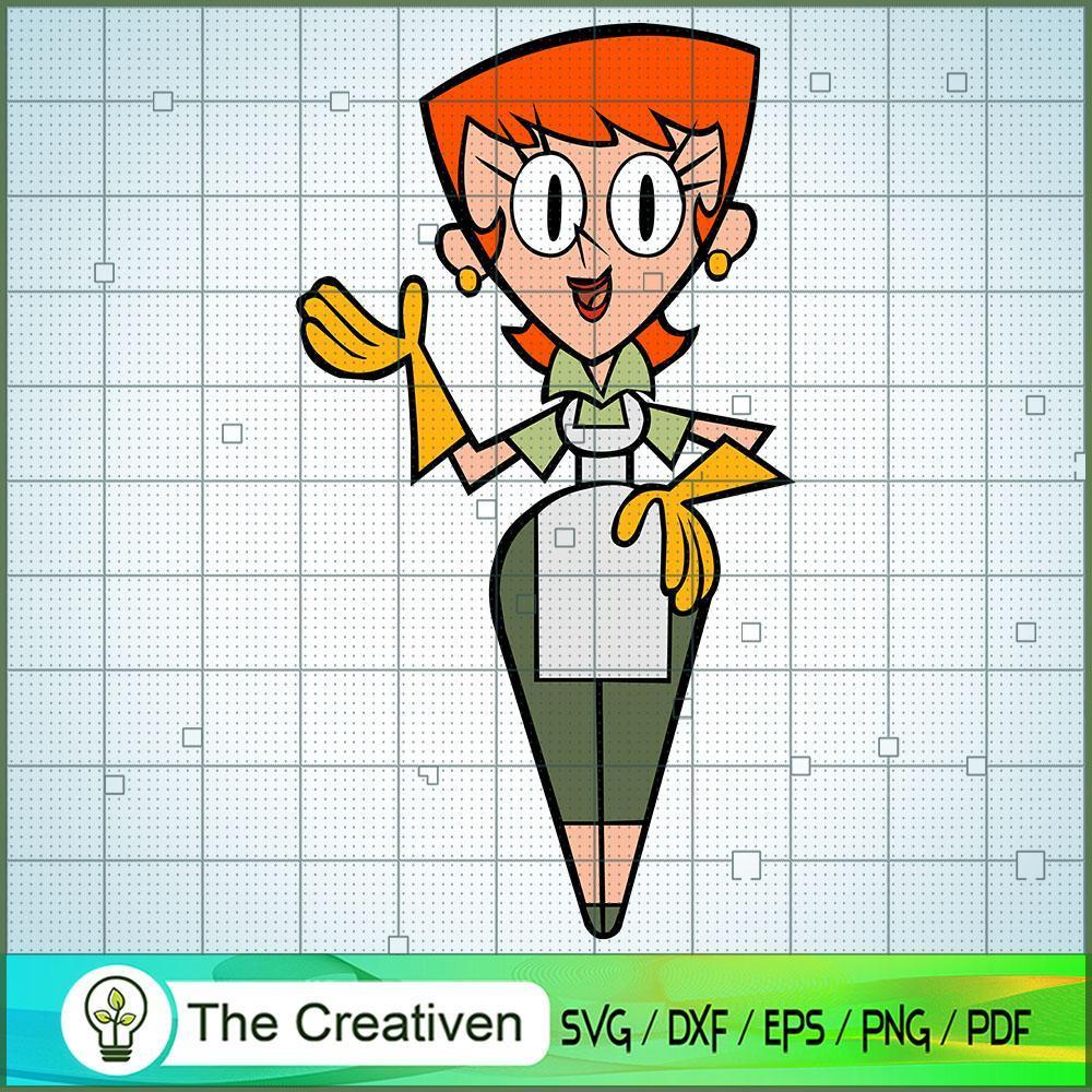 Dexter's Mom SVG, Cartoon SVG, Dexter's Laboratory SVG 1 Dexter's Mom SVG, Cartoon SVG, Dexter's Laboratory SVG