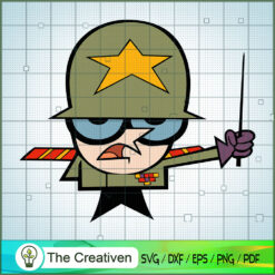 Dexter Army SVG, Cartoon SVG, Dexter's Laboratory SVG