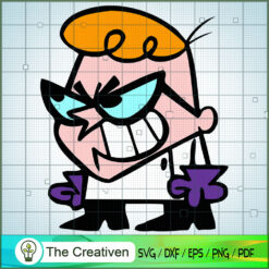 Dexter Angry SVG, Cartoon SVG, Dexter's Laboratory SVG