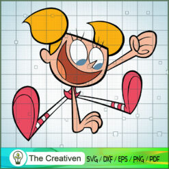 Dee Dee Jump SVG, Cartoon SVG, Dexter's Laboratory SVG
