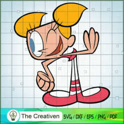 Look Dee Dee SVG, Cartoon SVG, Dexter's Laboratory SVG