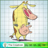 Cow Angry SVG, Cartoon SVG, Cow and Chicken SVG