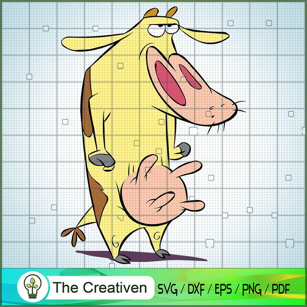 Cow Angry SVG, Cartoon SVG, Cow and Chicken SVG 1 Cow Angry SVG, Cartoon SVG, Cow and Chicken SVG