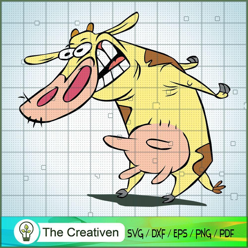 Cow Fun SVG, Cartoon SVG, Cow and Chicken SVG 1 Cow Fun SVG, Cartoon SVG, Cow and Chicken SVG