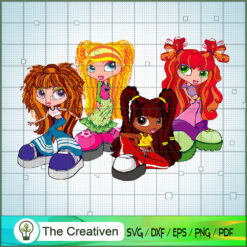 Winx Club Chibi SVG, Cartoon SVG, Atomic Betty SVG