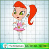 Betty Barrett SVG, Cartoon SVG, Atomic Betty SVG
