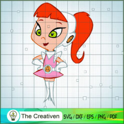 Betty Barrett SVG, Cartoon SVG, Atomic Betty SVG