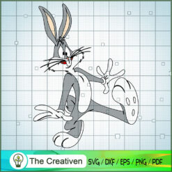 Bugs Bunny Startle SVG Cut File for Cricut & Silhouette