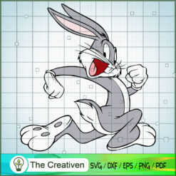 Bugs Bunny Run Fast SVG Cut File for Cricut & Silhouette