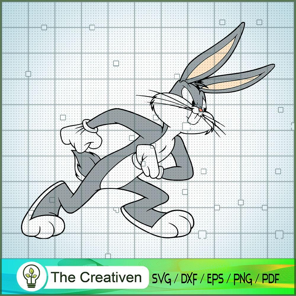 Bugs Bunny Run SVG Cut File for Cricut & Silhouette 1 Bugs Bunny Run SVG Cut File for Cricut & Silhouette
