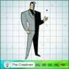 Two-Face SVG, Cartoon SVG, DC Comics Characters SVG