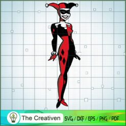 Harley Quinn SVG, Cartoon SVG, DC Comics Characters SVG