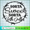 Sorta Sweet Sorta Beth Dutton Logo SVG, Yellowstone SVG, Cowboy SVG