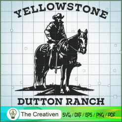 Yellowstone Dutton Ranch SVG Cut File for Cricut & Sil Design 23382