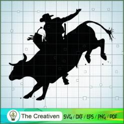 Bull Riding Yellowstone vol 1 SVG Cut File for Cricut  Design 23325
