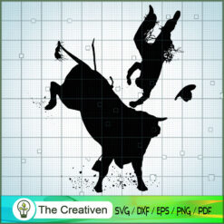 Bull Riding Yellowstone vol 1 SVG Cut File for Cricut  Design 23322