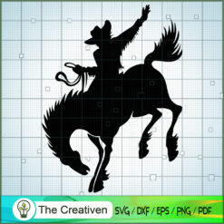 Wallmonkeys Rodeo Cowboy Yellowstone SVG, Yellowstone SVG, Cowboy SVG