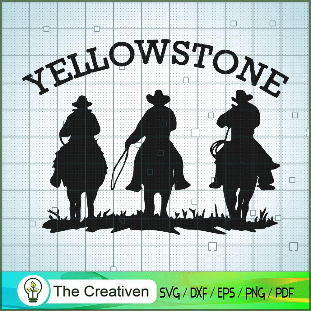 Three Cowboy Black Shadow SVG, Yellowstone SVG, Cowboy SVG 1 Three Cowboy Black Shadow SVG, Yellowstone SVG, Cowboy SVG