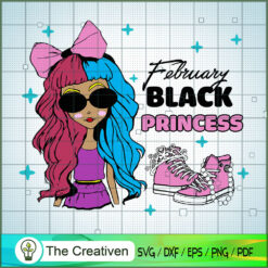 Birthday Girl February SVG, Birthday Girl SVG, Black Women SVG