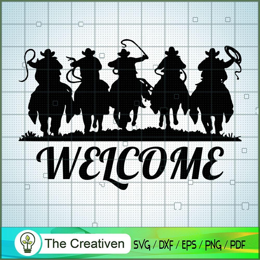 Welcome Cowboy Team SVG, Yellowstone SVG, Cowboy SVG 1 Welcome Cowboy Team SVG, Yellowstone SVG, Cowboy SVG