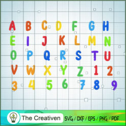 Alphabet Bundle SVG, Cocomelon Bundle SVG, Cartoon Movie SVG