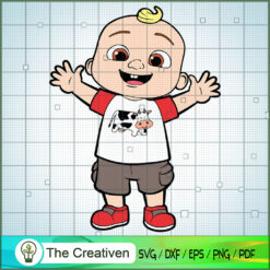 Funny J.J Cocomelon SVG, Cocomelon SVG, Cartoon Movie SVG