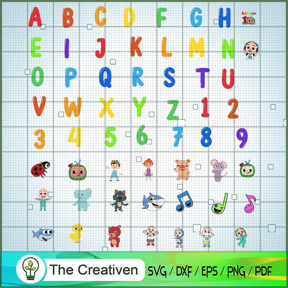 Bundle Of Cocomelon SVG, Cocomelon SVG, Cartoon Movie SVG 1 Bundle Of Cocomelon SVG, Cocomelon SVG, Cartoon Movie SVG