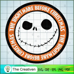 Orange Logo The Nightmare Be SVG Cut File for Cricut