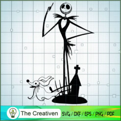 Obsess Jack And Zero SVG, Nightmare SVG, Halloween SVG