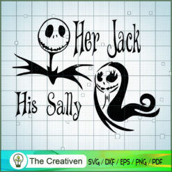 Her Jack His Sally SVG, Nightmare SVG, Halloween SVG