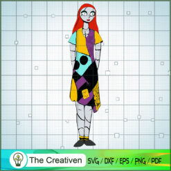 Sally Colorful SVG, Nightmare SVG, Halloween SVG