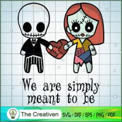 Jack And Sally Doll SVG, Nightmare SVG, Halloween SVG