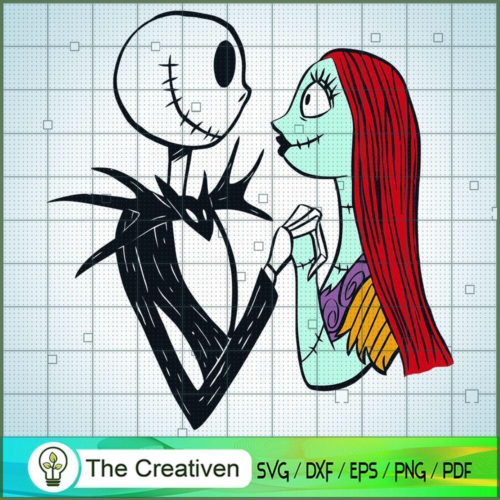 The Love Jack And Sally SVG, Nightmare SVG, Halloween SVG 1 The Love Jack And Sally SVG, Nightmare SVG, Halloween SVG