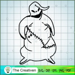 Oogie Boogie Outline SVG, Nightmare SVG, Halloween SVG