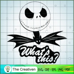 Jack Skellington What's This SVG, Nightmare SVG, Halloween SVG