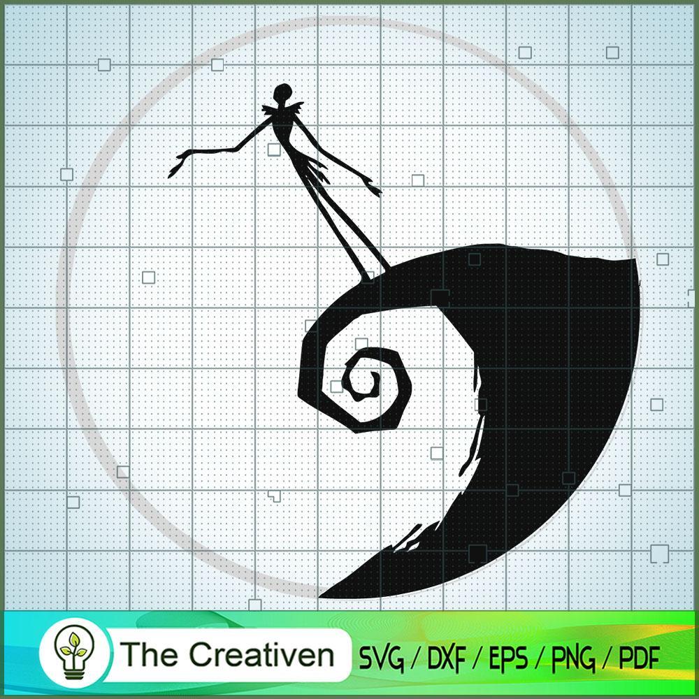 Circle Jack Skellington SVG, Nightmare SVG, Halloween SVG 1 Circle Jack Skellington SVG, Nightmare SVG, Halloween SVG