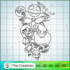 All Characters Of The Nightm SVG Cut File for Cricut