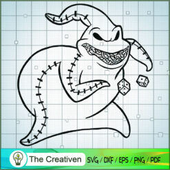 Oogie Boogie Happy SVG, Nightmare SVG, Halloween SVG