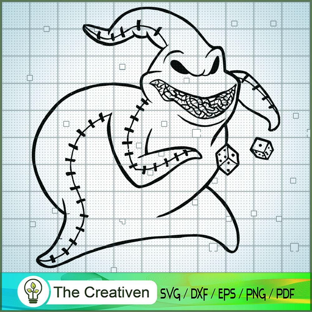 Oogie Boogie Happy SVG, Nightmare SVG, Halloween SVG 1 Oogie Boogie Happy SVG, Nightmare SVG, Halloween SVG