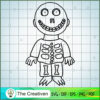 Sock Skellington SVG, Nightmare SVG, Halloween SVG 3 Artboard 158 copy