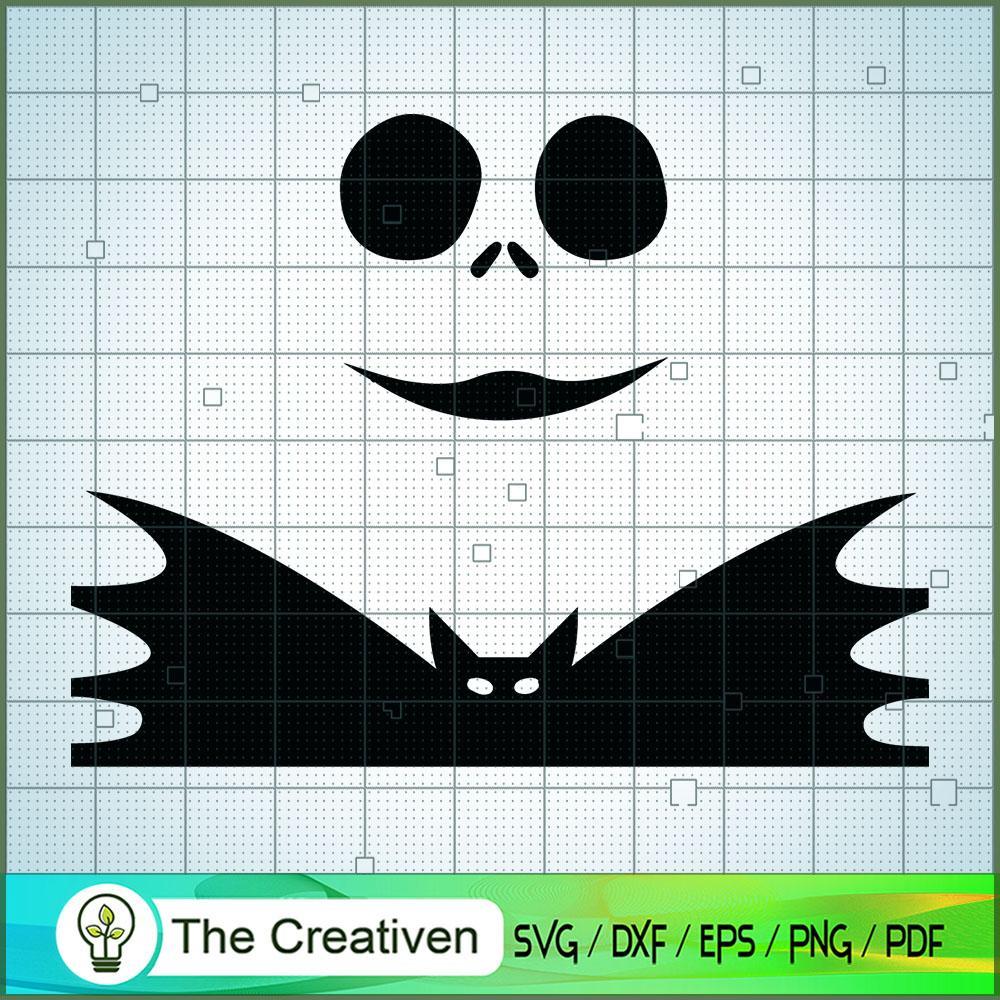 Bat Jack SVG, Nightmare SVG, Halloween SVG 1 Bat Jack SVG, Nightmare SVG, Halloween SVG