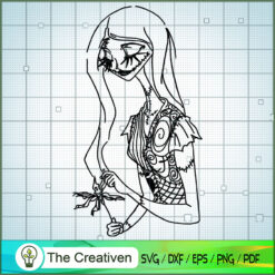 Sally Happy SVG, Nightmare SVG, Halloween SVG
