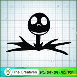 Shadow Head Jack Skellington SVG Cut File for Cricut & Design 22759