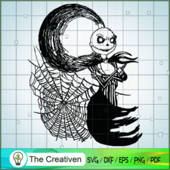 Jack Skellington Horror SVG, Nightmare SVG, Halloween SVG