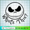 Jack Skellington Head "What's This?" SVG, Nightmare SVG, Halloween SVG 2 Artboard 46 copy